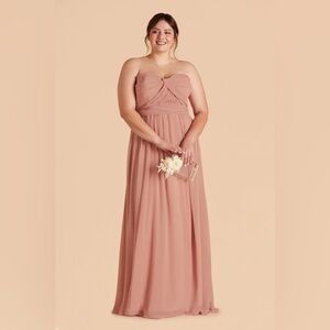 GRACE CONVERTIBLE DRESS - CHIFFON DUSTY ROSE